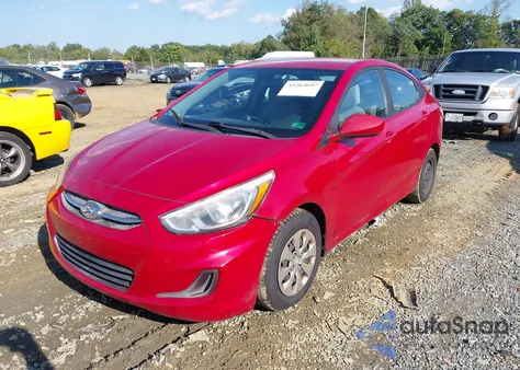 2017 Hyundai Accent Se из США, поврежденный, VIN KMHCT4AE1HU213934